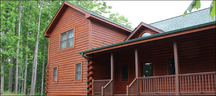 Log Home Staining in Columbus County,  North Carolina